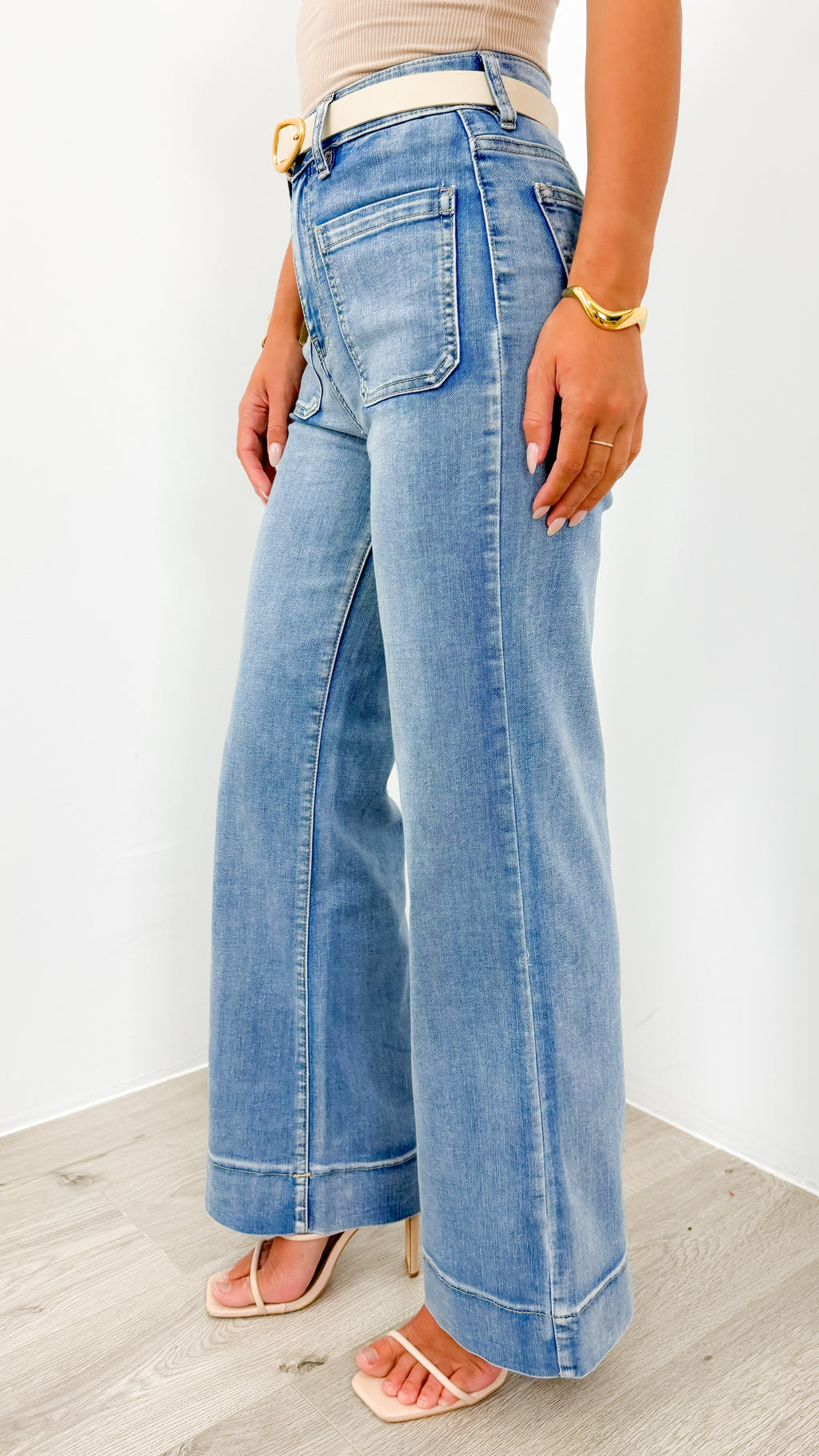 FITZROY JEAN - MEDIUM BLUE