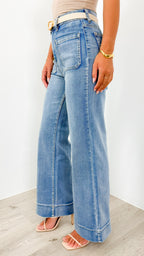 FITZROY JEAN - MEDIUM BLUE