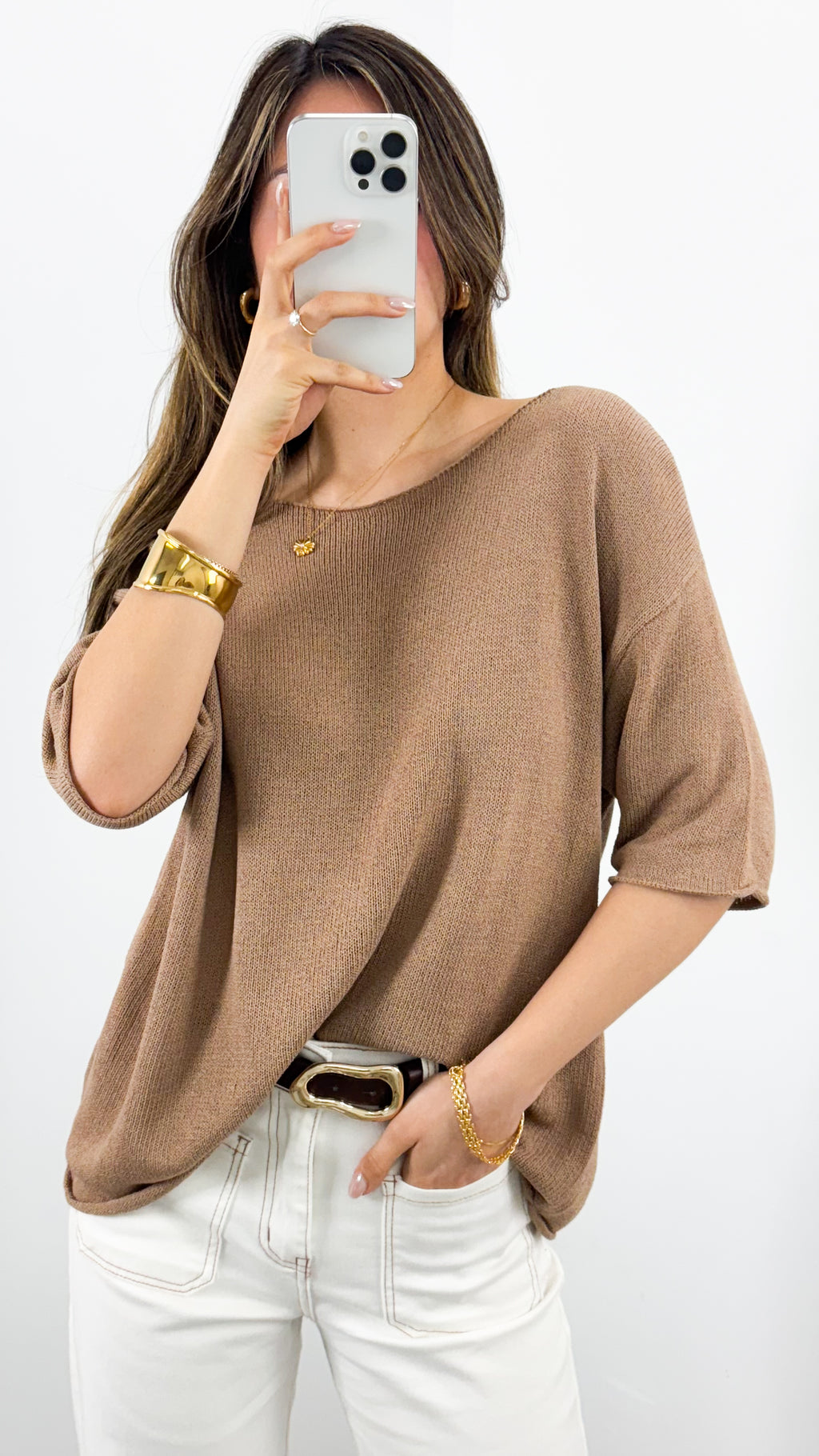 GIANNA TOP - MOCHA