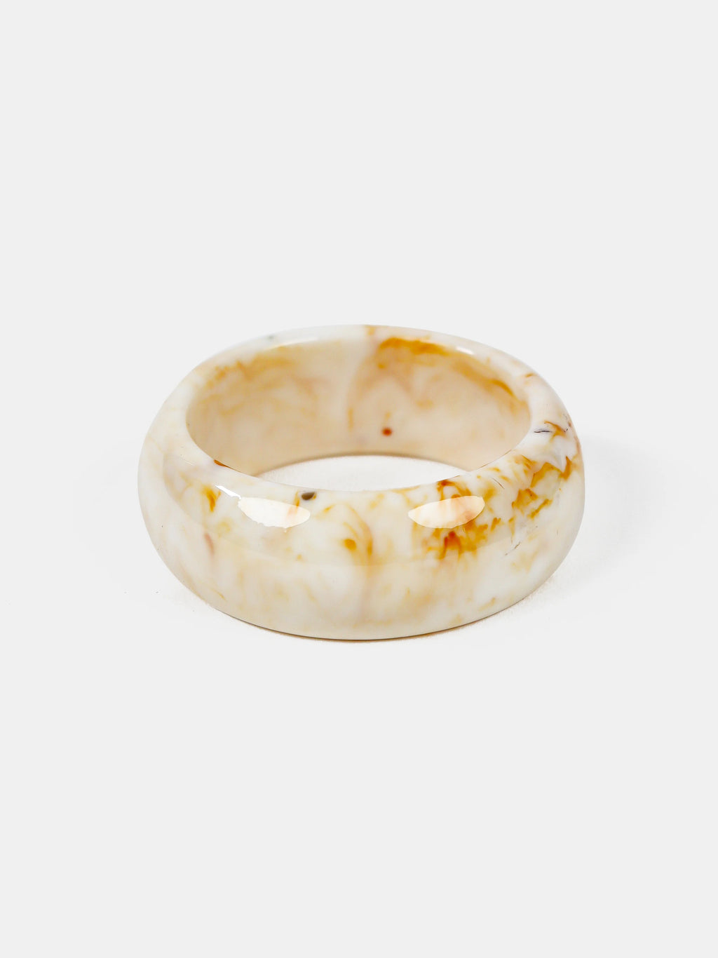 HENNIE RESIN BANGLE - CREAM