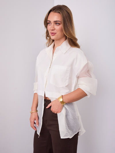 NARA SHIRT -  OFF WHITE