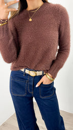 DOMINIQUE KNIT - CHOCOLATE