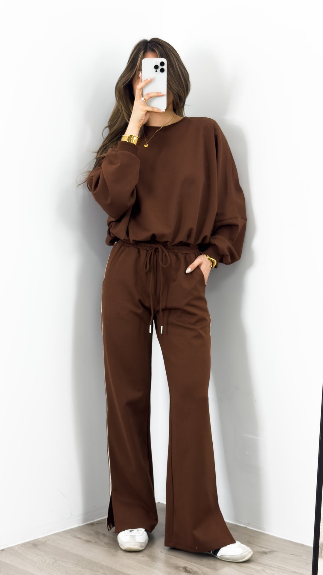 DANTE SWEAT TOP - CHOCOLATE