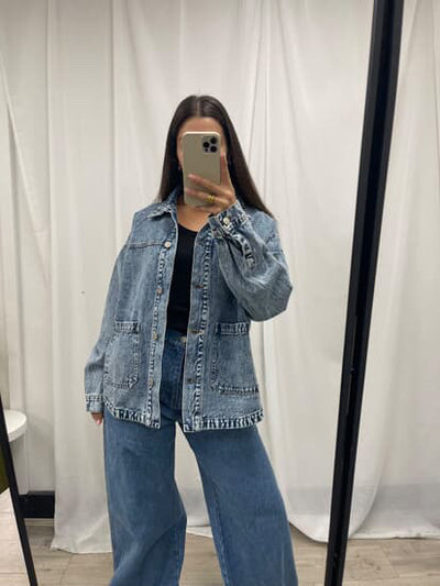 RAYS SHACKET - DENIM WASH