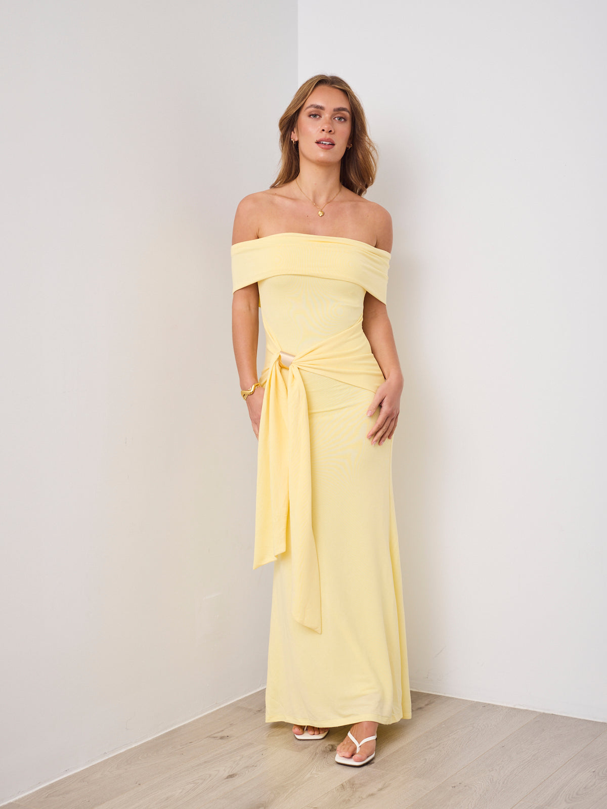 CHANTELLE DRESS - LEMON