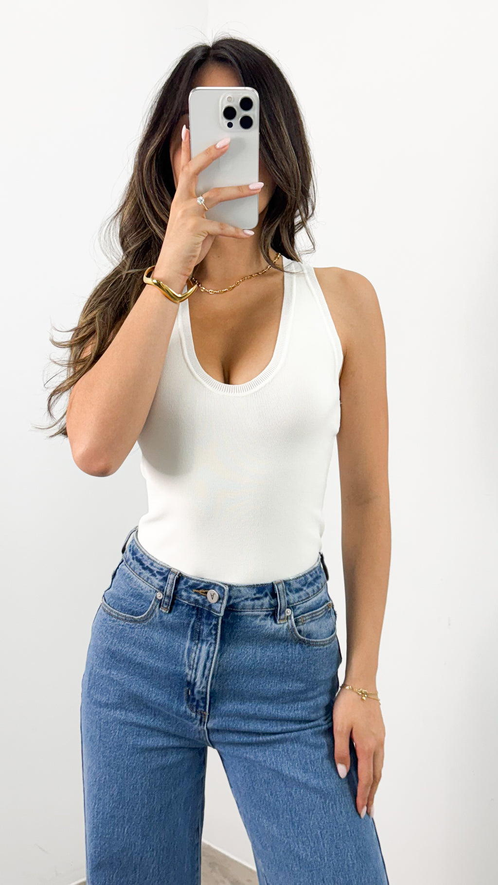 SAX TANK - WHITE