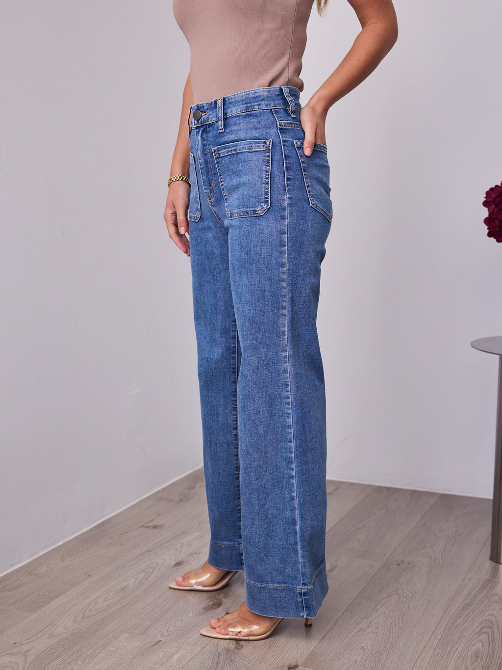FITZROY JEAN - MEDIUM BLUE