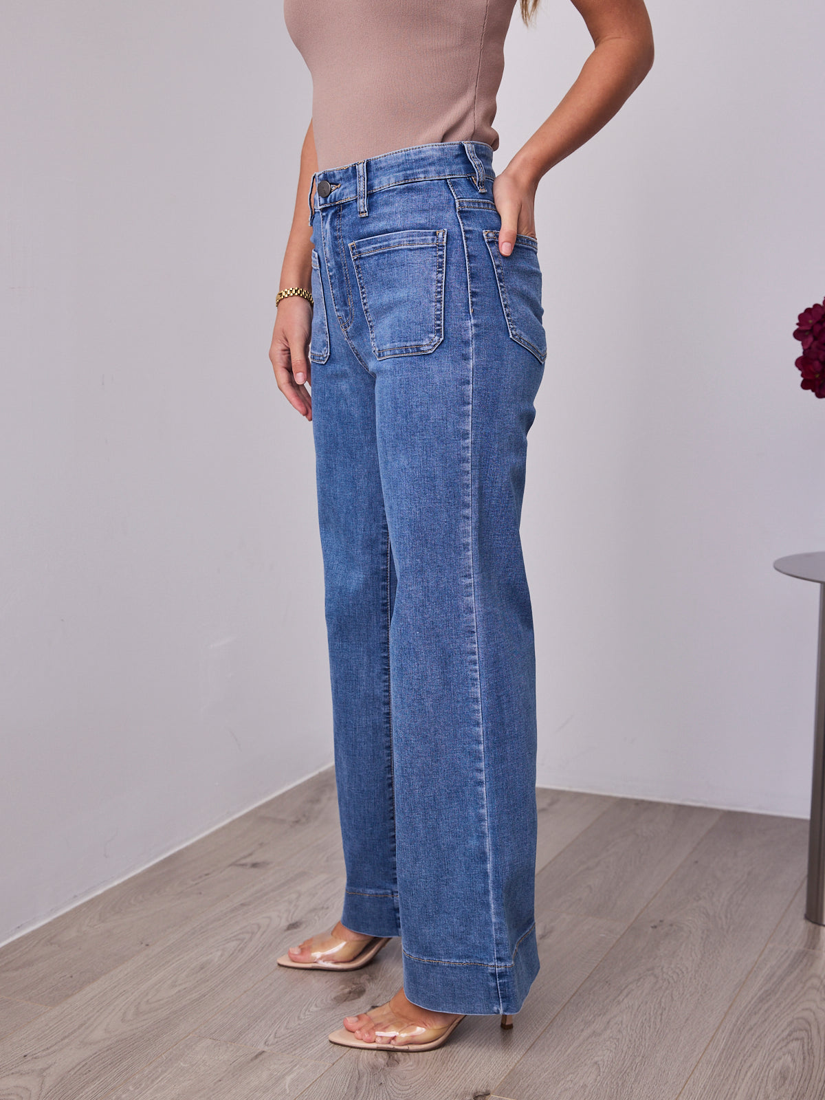 FITZROY JEAN - MEDIUM BLUE