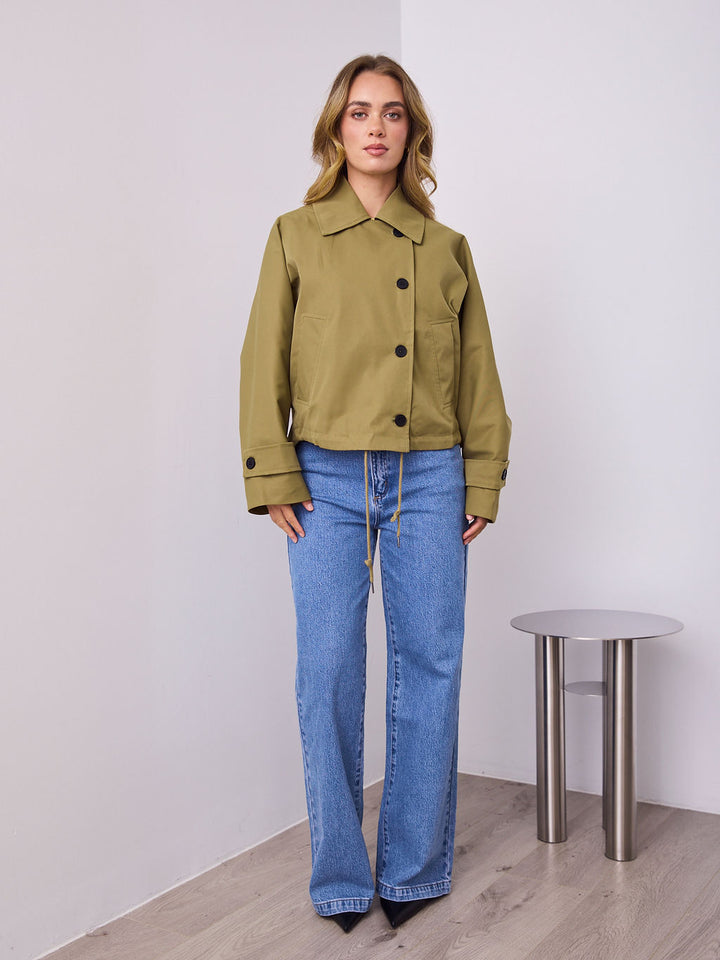 BALVIN JACKET - OLIVE GREEN