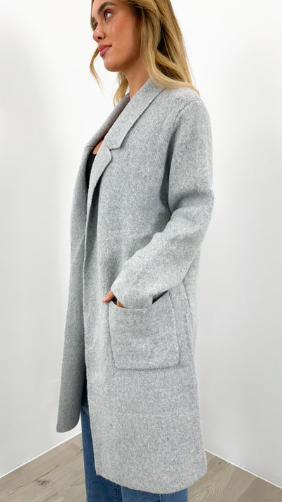ALBA COATIGAN - GREY