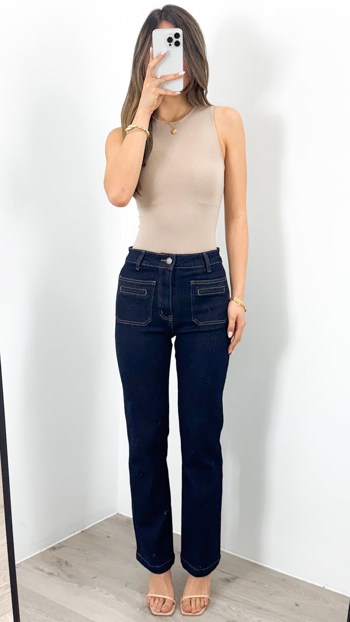 JACKSON STRAIGHT LEG JEAN - INDIGO BLUE