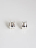 KAIA EVERYDAY STERLING SILVER PLATED EARRINGS - SILVER