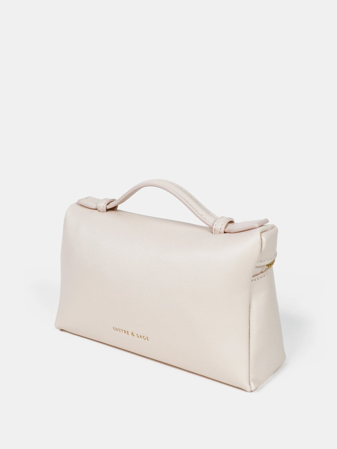 THALIA TOP HANDLE CROSSBODY BAG - CREAM