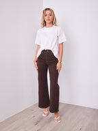 AMBER TUCK TEE - WHITE