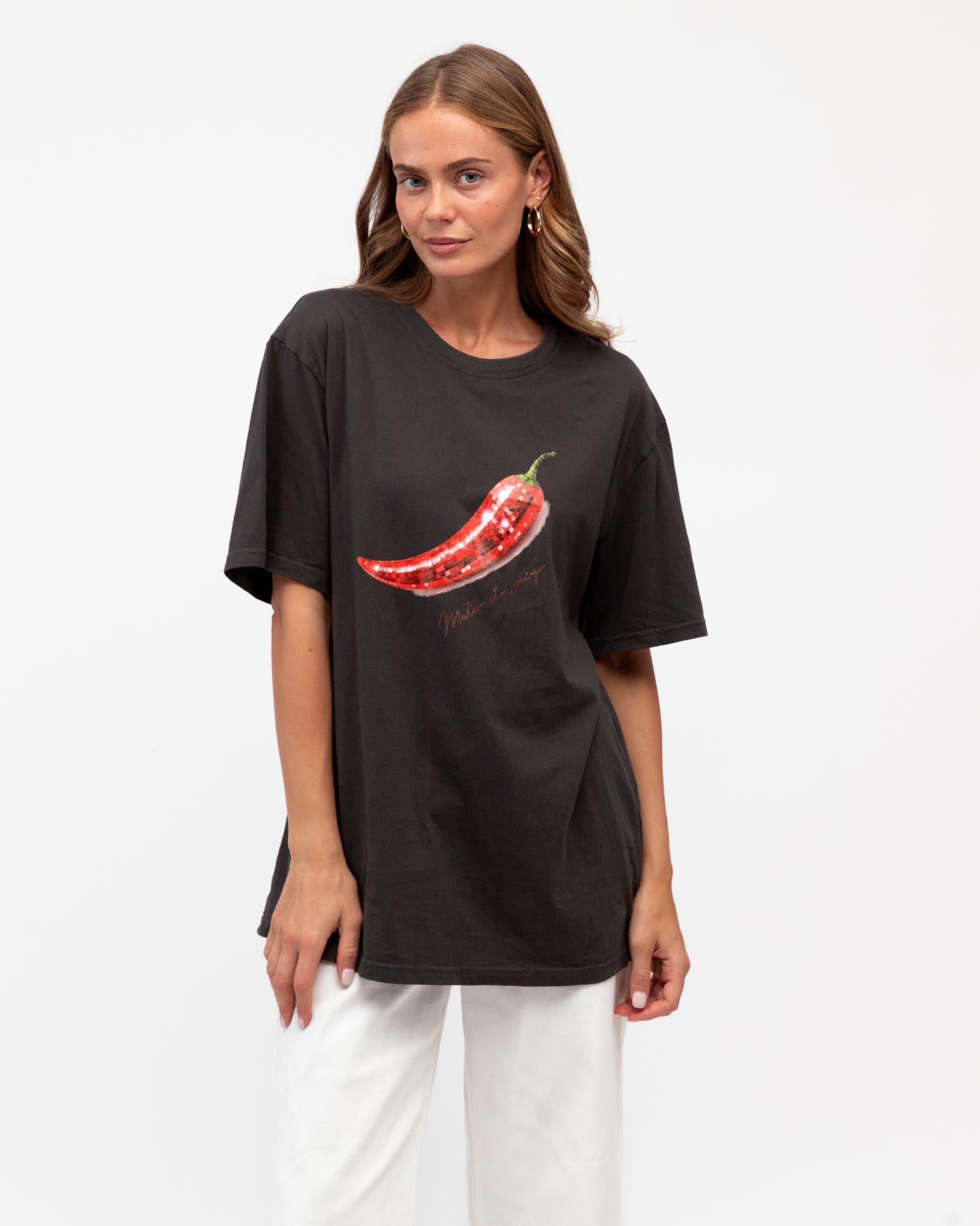 SPICY TEE - VINTAGE GREY