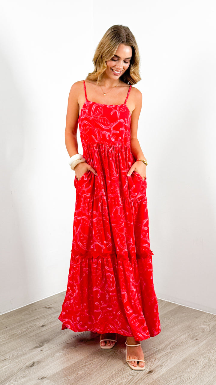 PORTA DRESS - WATERMELON