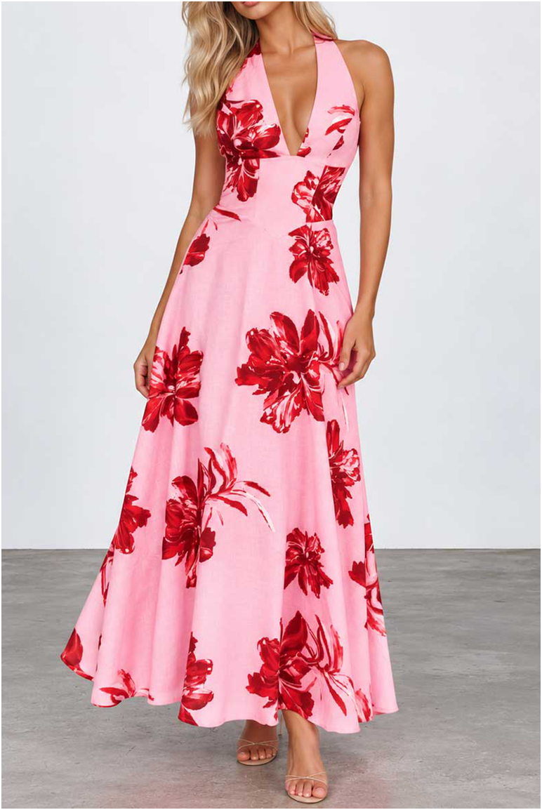 OLINDA DRESS - PINK