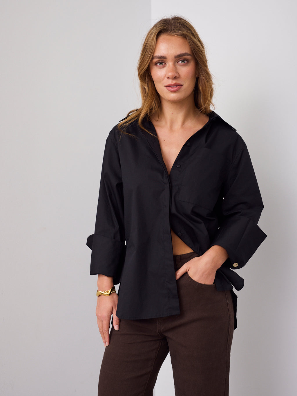 XAVIER SHIRT - BLACK