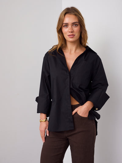 XAVIER SHIRT - BLACK