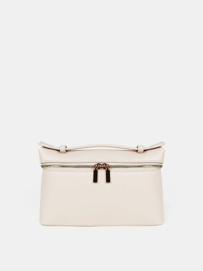 THALIA TOP HANDLE CROSSBODY BAG - CREAM