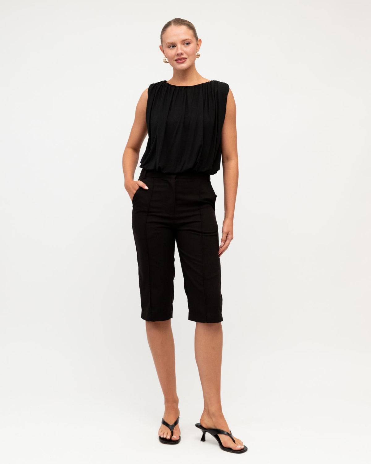 CASSIDY TOP - BLACK
