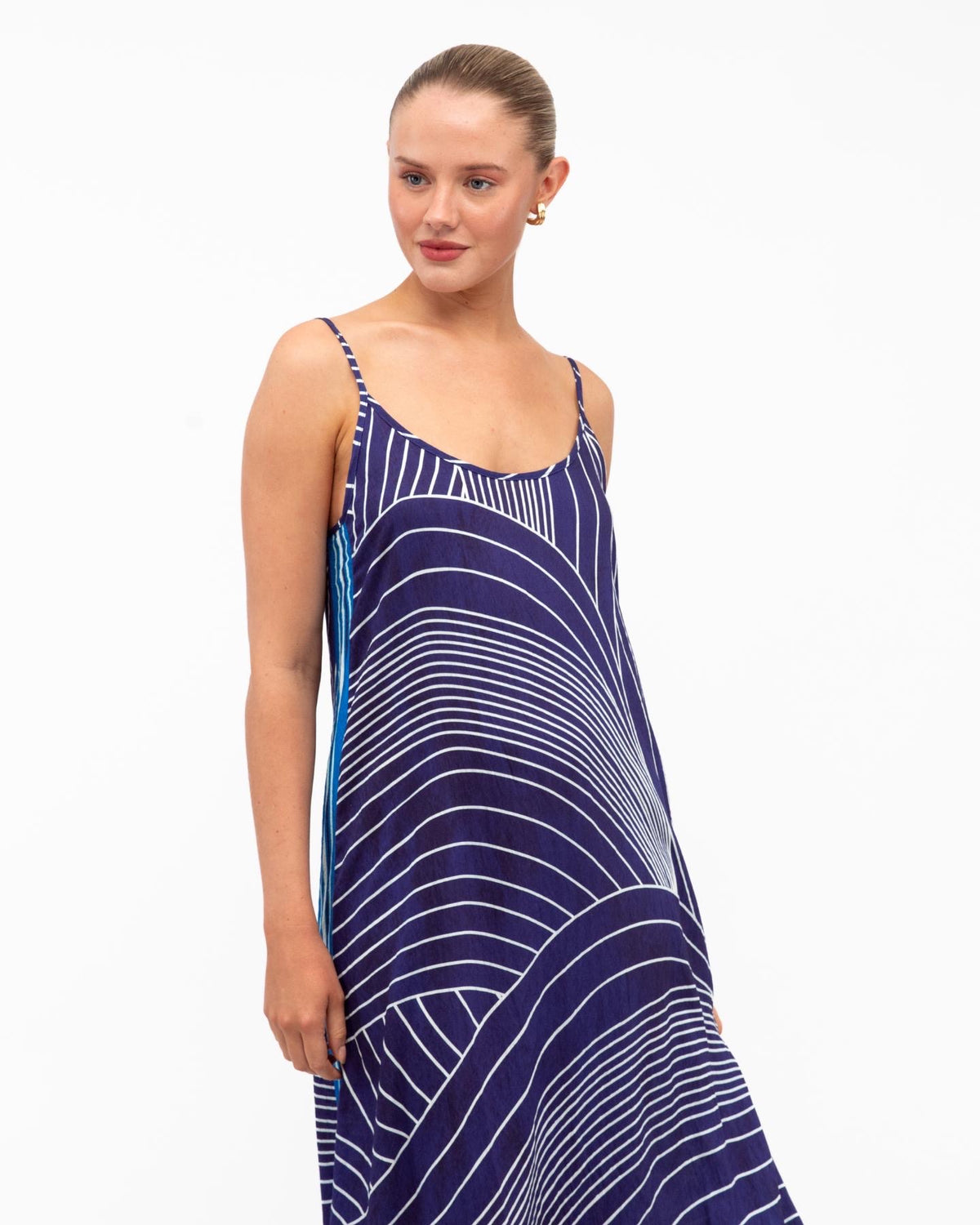 SEAVIEW MAXI DRESS - BLUE