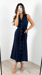 SORELLE DRESS - NAVY
