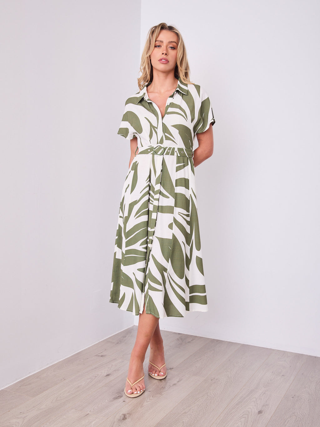PEYTON DRESS - KHAKI