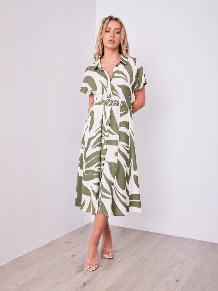 PEYTON DRESS - KHAKI