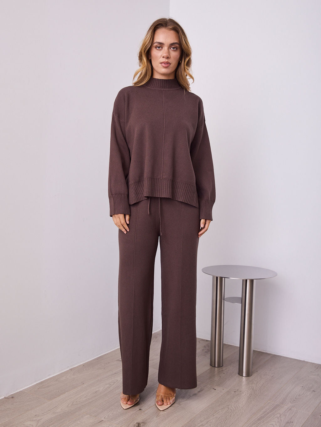 DELTA KNIT PANT - ESPRESSO