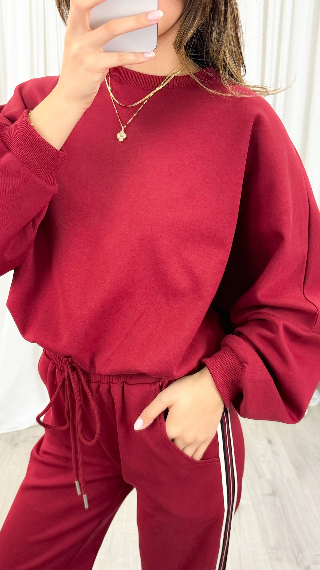 DANTE SWEAT TOP - WINE