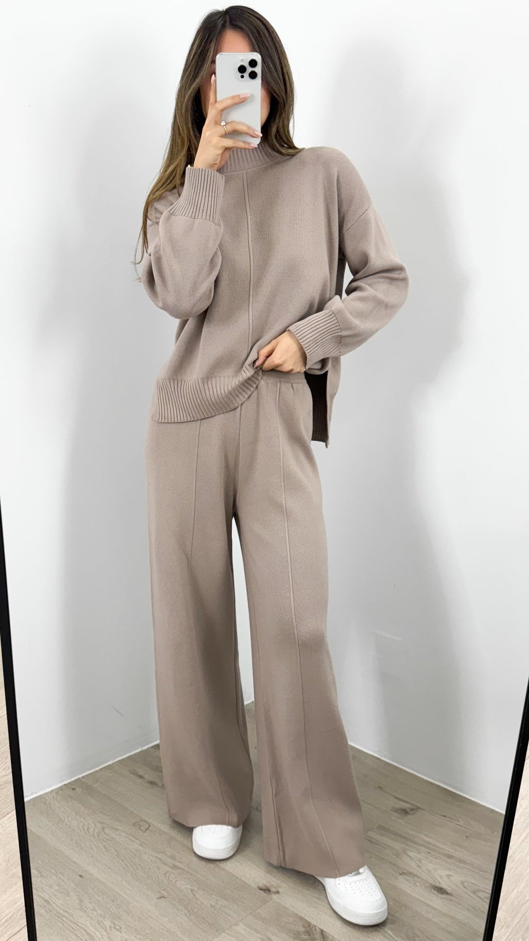 DELTA KNIT PANT - MUSHROOM