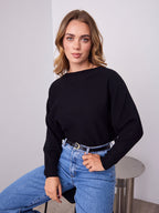 MONA KNIT  - BLACK