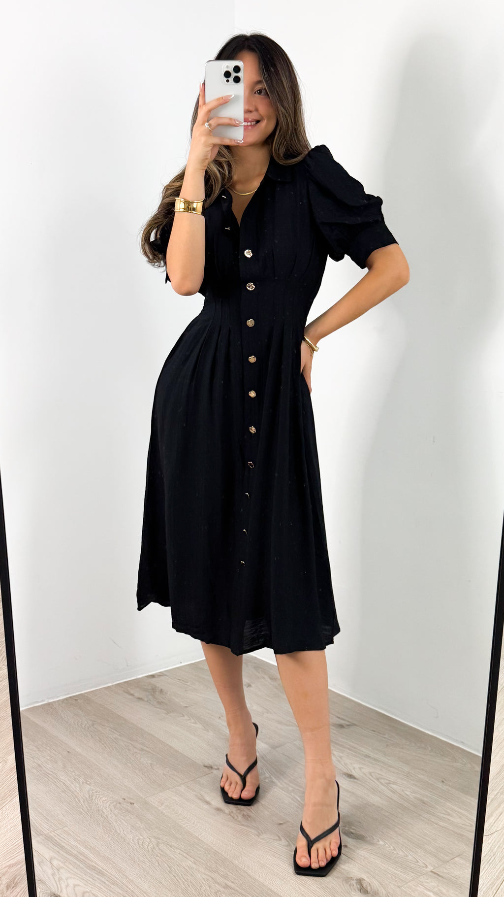 CASSANDRA DRESS - BLACK