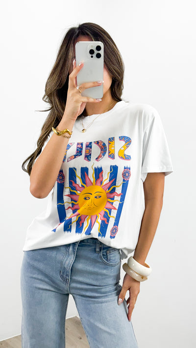 SUMMER SICILY TEE - WHITE