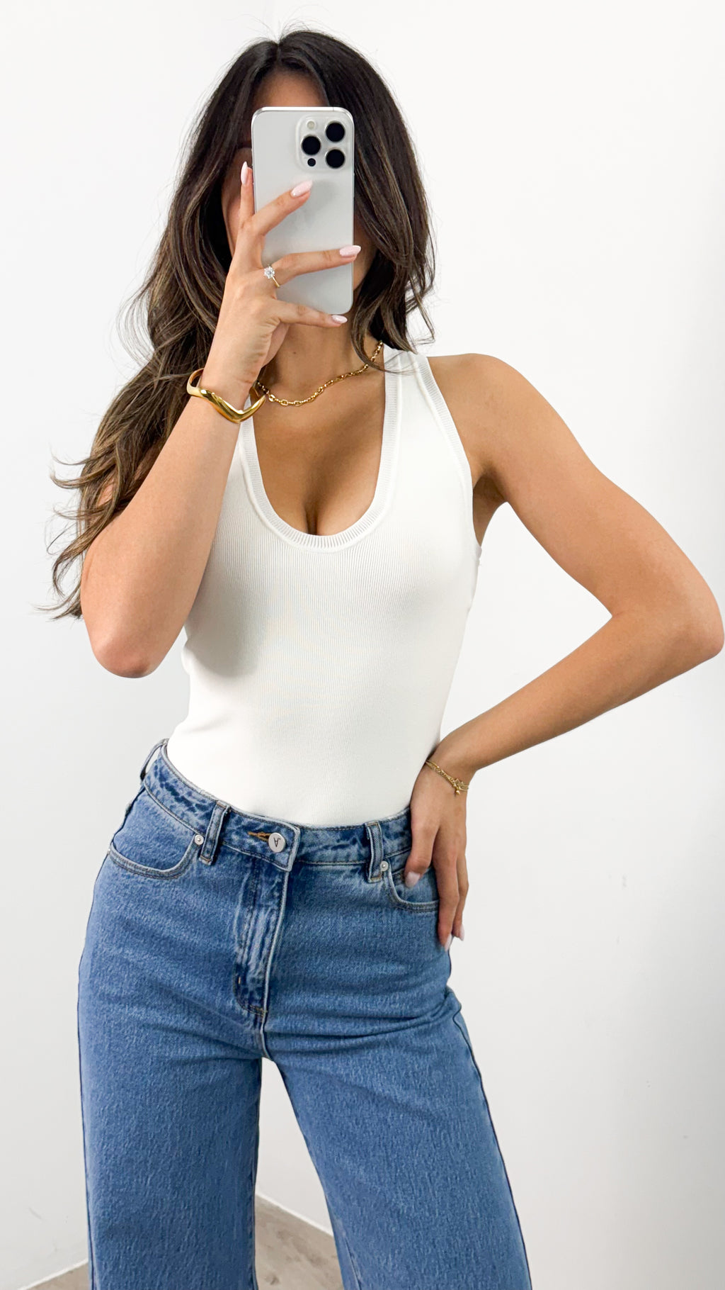 SAX TANK - WHITE