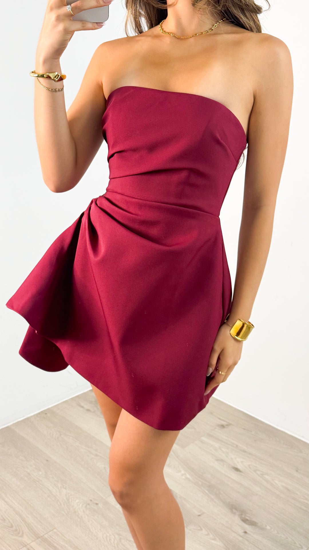 KASIA DRESS - WINE