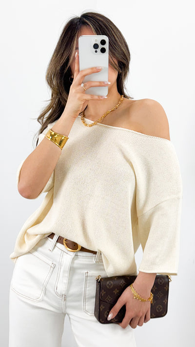 GIANNA TOP - BONE