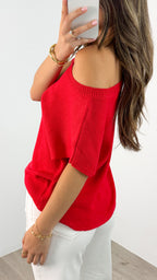 KATHERINE KNIT - RED