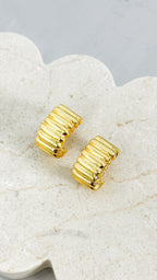 INDIRA 18K GOLD PLATED EARRINGS - GOLD