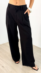 JOSEPH PANT - BLACK