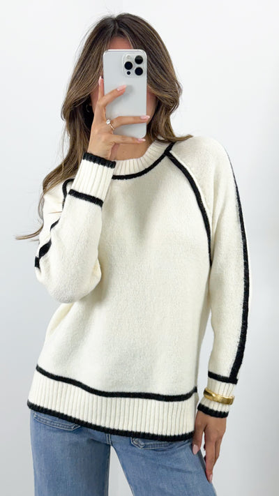 NAOMI KNIT - OFF WHITE