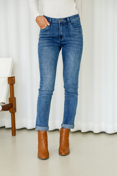 NOVA JEAN - MEDIUM BLUE