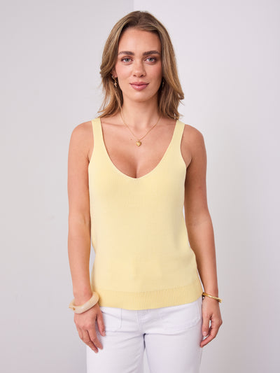 AUDREY SINGLET TOP - LEMON