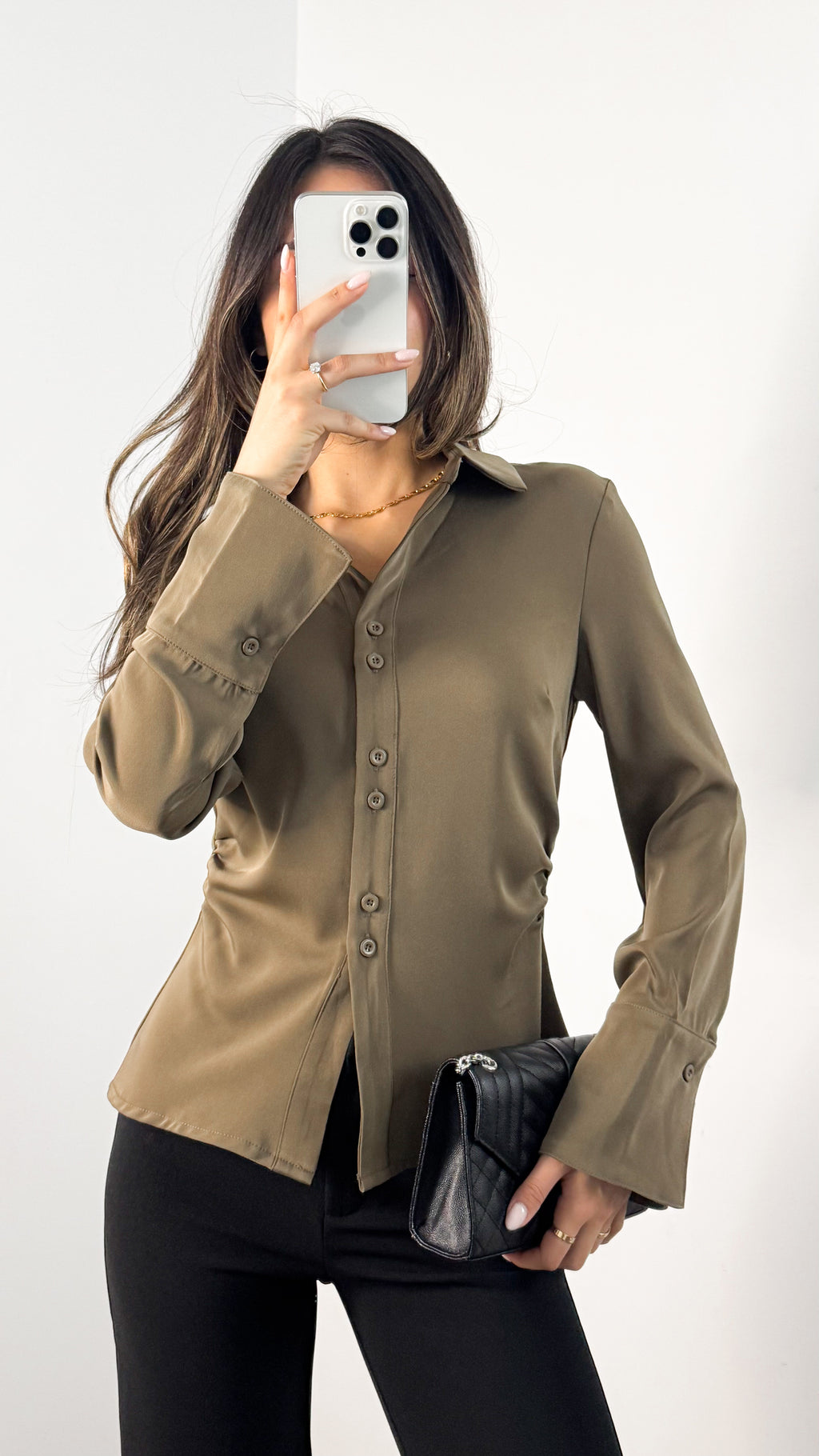 KIANA SHIRT - OLIVE
