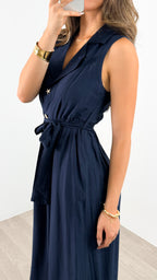 SORELLE DRESS - NAVY