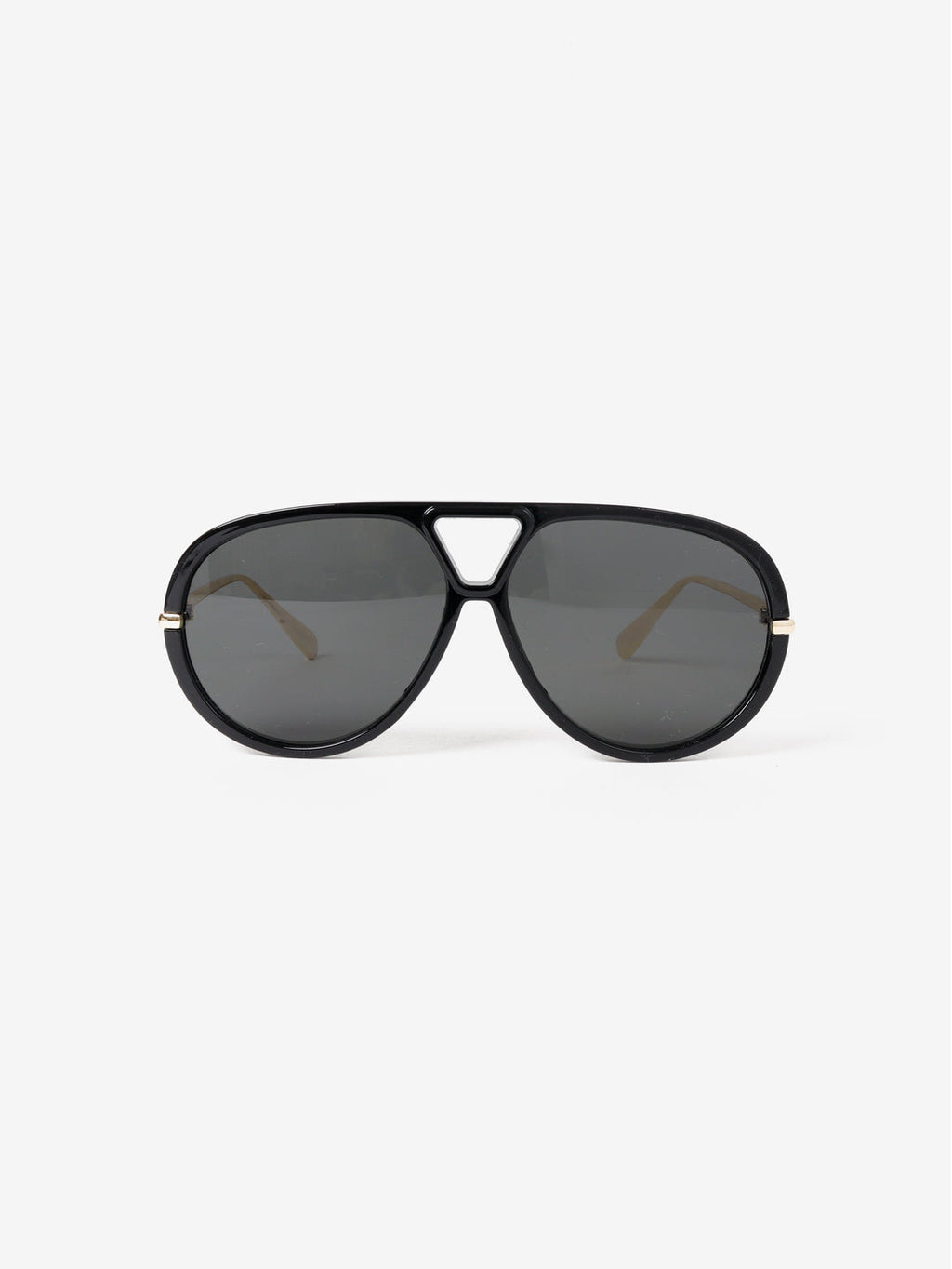 JACQUELINE AVIATOR SUNGLASSES - BLACK