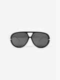 JACQUELINE AVIATOR SUNGLASSES - BLACK
