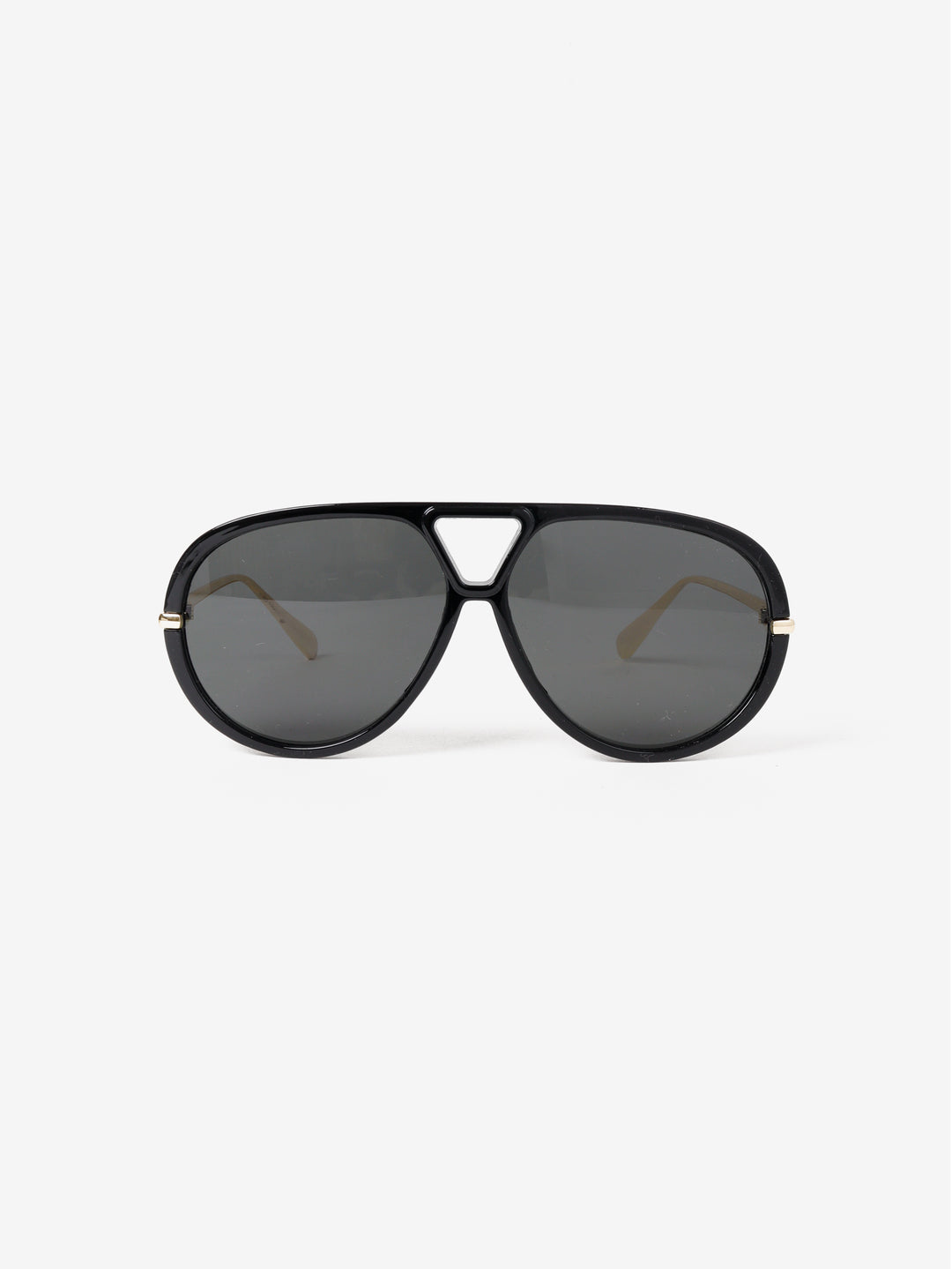 JACQUELINE AVIATOR SUNGLASSES - BLACK