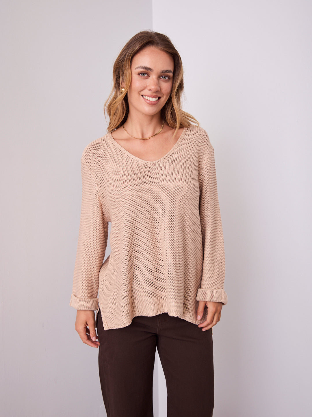 TIANA KNIT - MOCHA